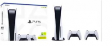 Fust – Console Sony PlayStation 5 – Bundle comprenant deux manettes sans fil DualSense
